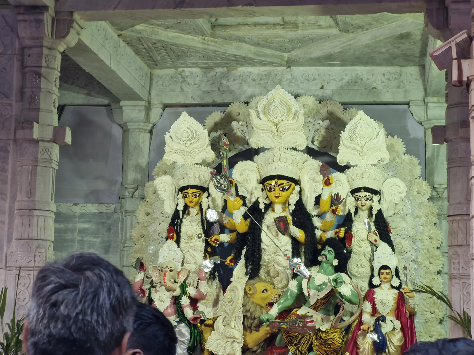 Durga idol at Tantipara Soloana, 16 October 2026